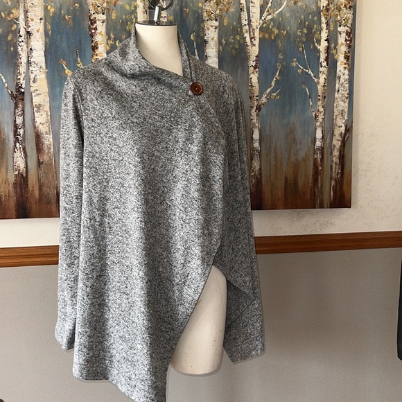 Bobeau One Button Sweater Cardigan - Picture 5 of 8